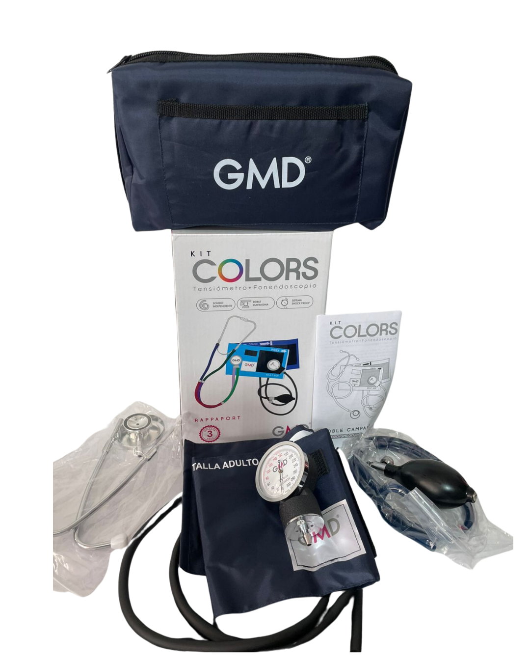 Kit de Tensiómetro y Fonendoscopio Rappaport GMD Colors