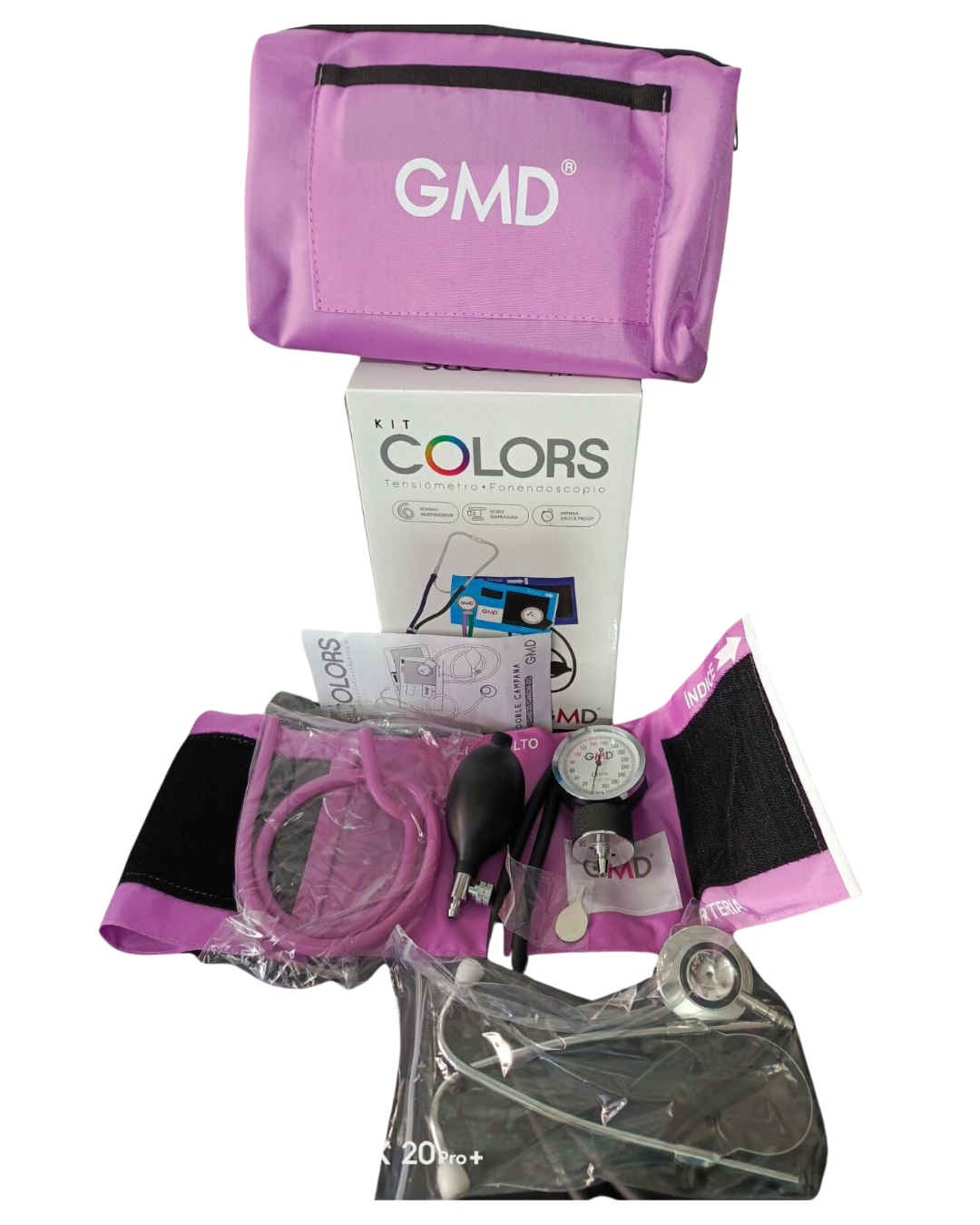 Kit de Tensiómetro y Fonendoscopio Rappaport GMD Colors