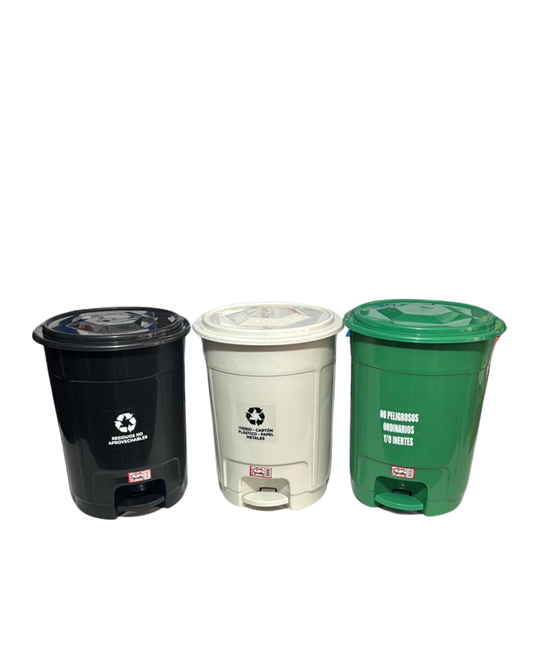 CANECA HOGAR PLAST 12 LITROS DE PEDAL REDONDA