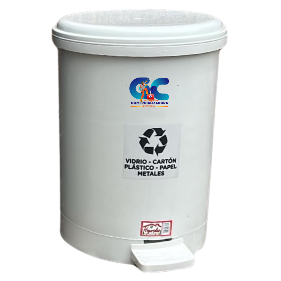 CANECA DE BASURA TAPA PEDAL REDONDA COLORES AUTORIZADOS NUEVO CODIGO