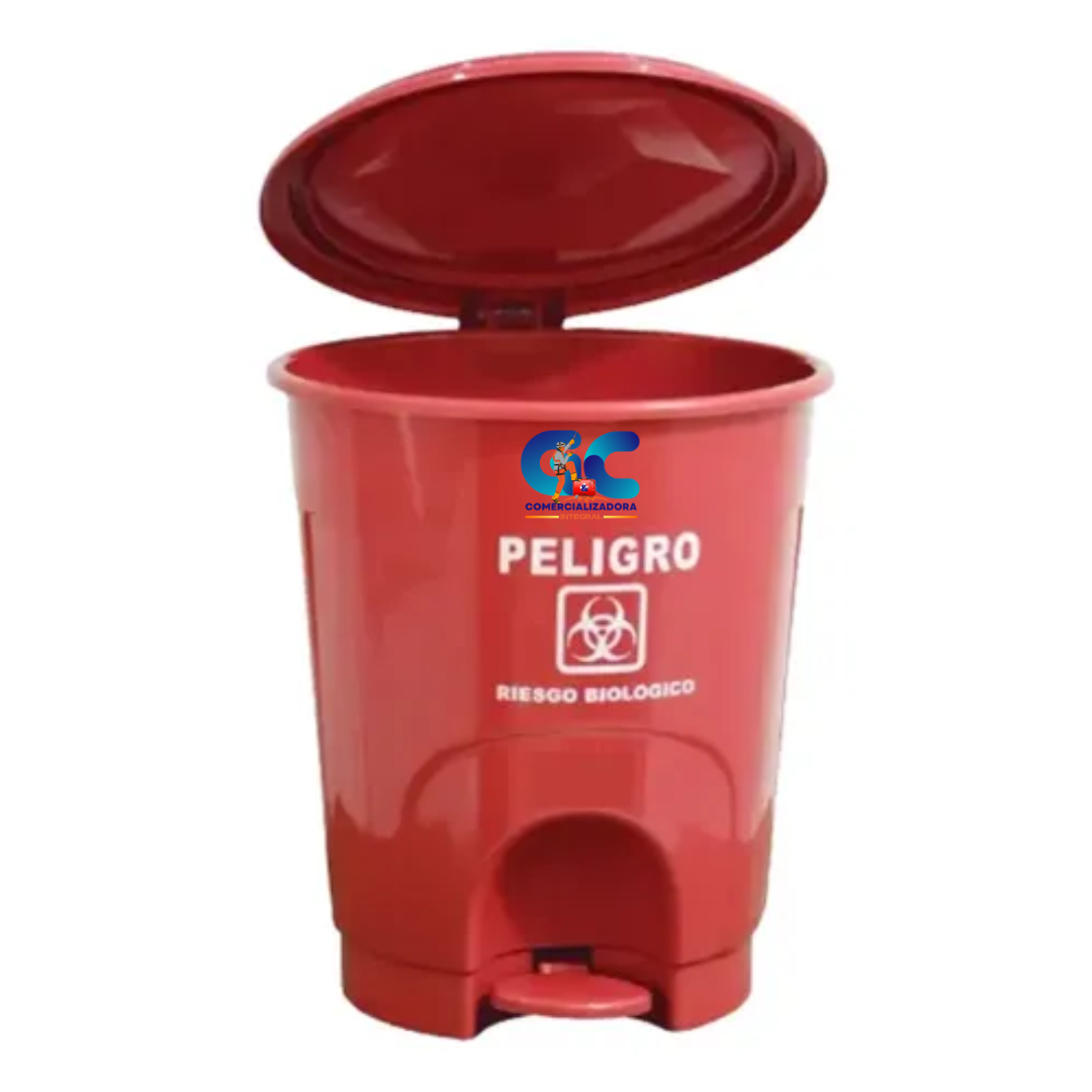 CANECA DE BASURA TAPA PEDAL REDONDA COLORES AUTORIZADOS NUEVO CODIGO